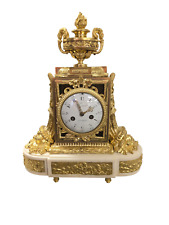 Seltene Louis XVI. Pendule " Au corne d'abondance" feuervergoldete Bronze 1780