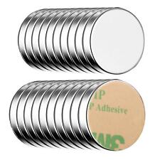 Neodym Klebe-Magnete 20x selbstklebend Magnet Scheibe stark rund klein 10x1,5mm