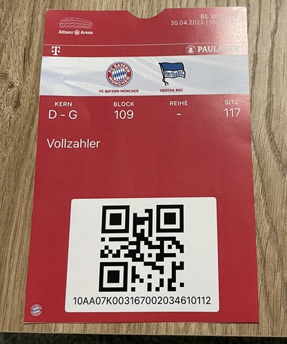 Sammlerticket bayern - sammlerticket, fc
