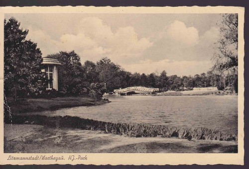 Litzmannstadt park - ak/litzmannstadt,, hj.-park