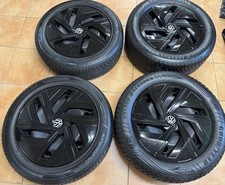 4x Original 19“ Ganzjahresreifen VW ID.4 ID.5 Stahlfelgen Radkappen 1EA601027B