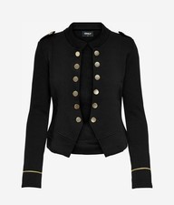 Only Blazer Schwarz Gold XL (fällt kleiner aus - eher L) Military Stil