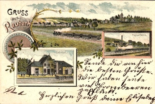 Litho raubach westerwald - raubach, im