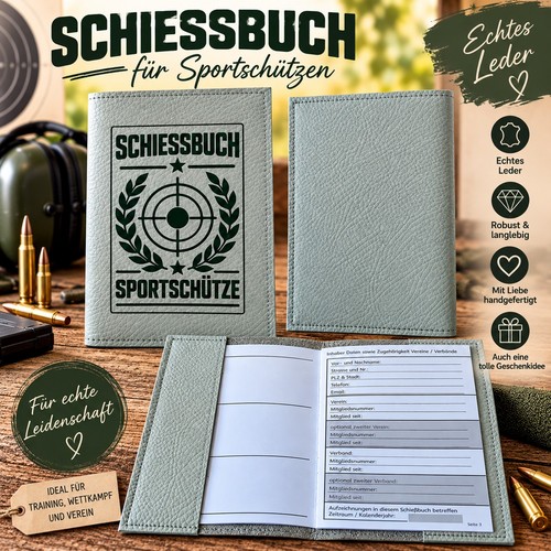 Schießbuch sportschütze mit - sportschütze,