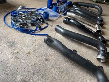 Audi S2 RS2 Turbo Rohre Druckrohr Schellen Set 034145683k Ladeluftrohr 