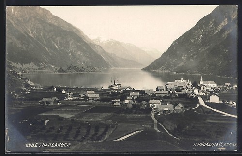 Odda ortsansicht mit - odda,,
