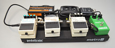 Pedalboard für E Gitarre - komplett verkabelt, mit Netzteil BOSS, Metro 16, ..