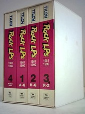 4 Bände: Rock LPs 1981-1990
