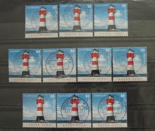 10 x Leuchtturm Roter Sand sk BRD Deutschland 2004 Mi-Nr. 2413 gestempelt