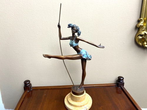 Bronze skulptur tänzerin - bronze,