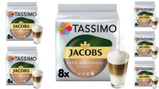 6 x Tassimo Jacobs LATTE