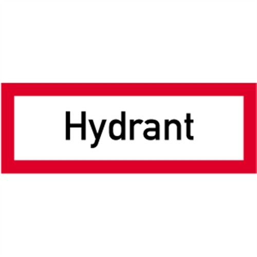 Schild hydrant alu - hydrant,,