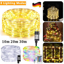 LED Lichtschlauch Außen lichterschlauch Garten IP65 8 Modi Strombetrieben EU/USB