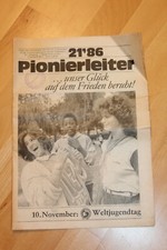 Pionierleiter 21'86 1986 Ausgabe 21 FDJ Ernst Thälmann DDR