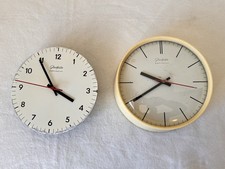 Glashütte Electrochron Typ 410 Wanduhr DDR Schiffsuhr Uhr Vintage 60er