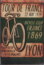 Blechschild "Tour de France