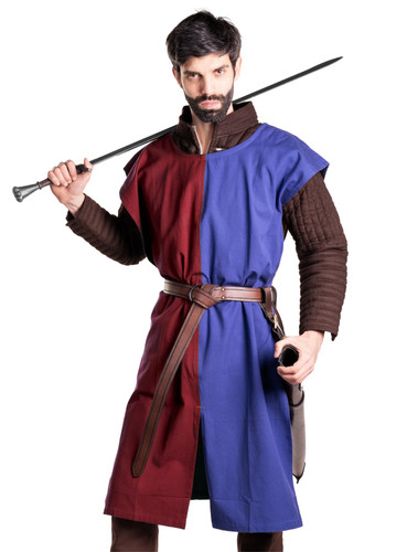 Zweifarbiger waffenrock - zweifarbiger,