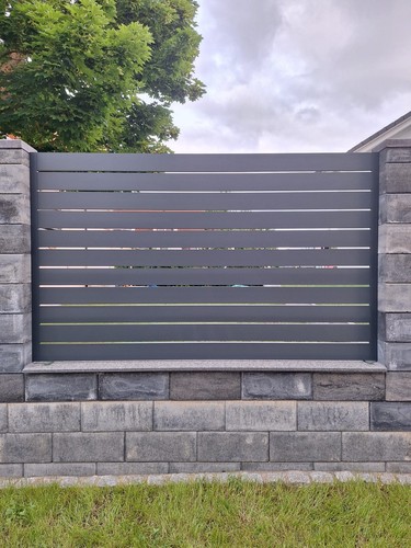 Alu zaunpaneel set l - h1,5m,