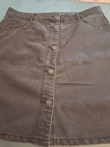 Damen jeansrock anthrazit - damen,