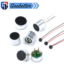 2 Stück Elektret Mikrofon Microphon 2pin MIC Mikrofonkapsel Micro Kondensator