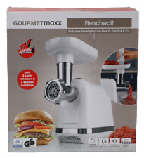 GOURMETmaxx Fleischwolf elektrisch Würstfüller Wurstmaschine 1300W B-WARE
