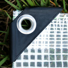 Verstärkte Plane wasserdicht klar - Premium Qualität Abdeckung aus 100g/sm