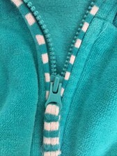 Nicky Kaupuzenjacke Pullover Jacke Sweatshirt Leela cotton Petrol 74/80 GOTS bio