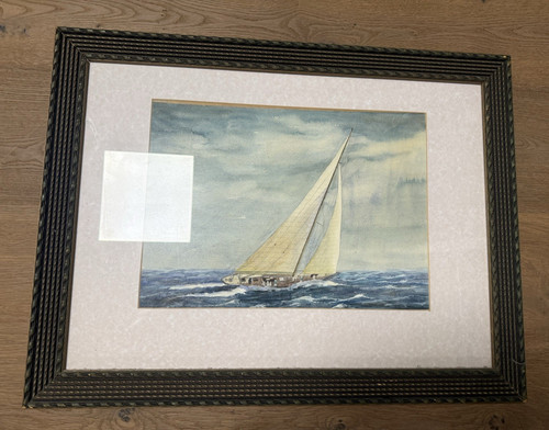 Gerahmtes maritimes bild - gerahmtes,