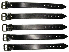 5 Riemen schwarz 1,5 x 18,0 cm