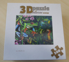 3D Puzzle with Visual Echo technology 500 Teile Motiv Frösche