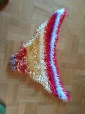 Schal, Dreieck, Bunt, Flauschig, Selbst Gestrickt