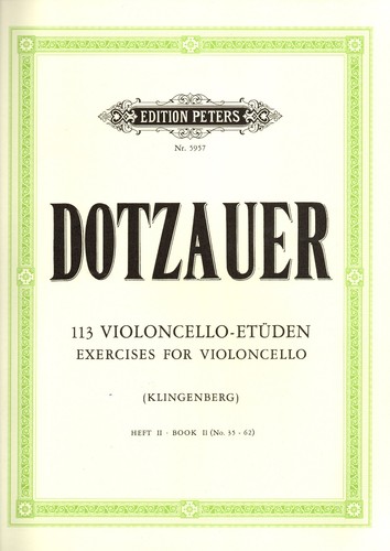 Dotzauer 113 violoncello - 113,