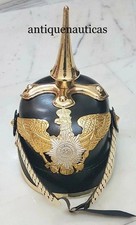 Deutsche Pickelhaube Leder