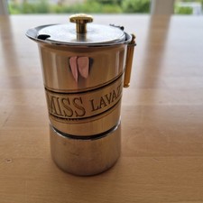 Miss Lavazza Edelstahl Espressokocher Mokkakocher Sammlerstück