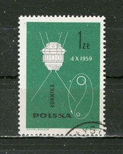 ST1432 - Briefmarke Polen 1963 - Eroberung des Weltraums (Satelliten) - 1 Zl -
