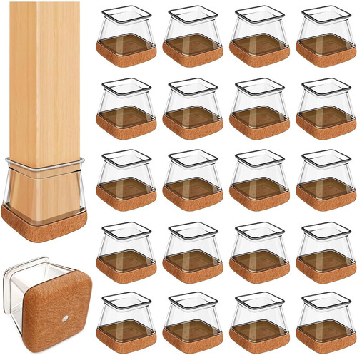 Stuhlbeinkappen eckig 32pcs - stuhlbeinkappen, eckig,
