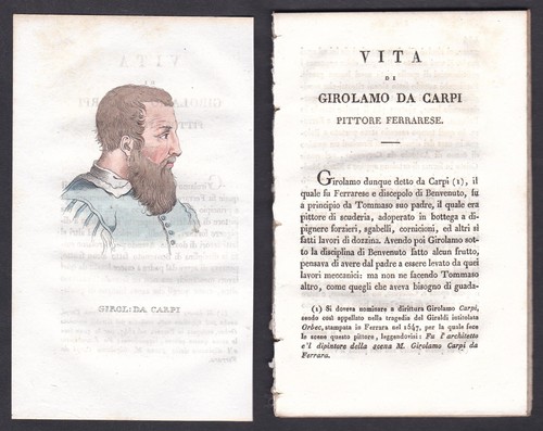 1820 girolamo carpi maler - girolamo, da