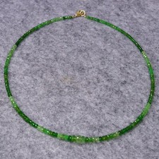 Smaragd Halskette, 925er