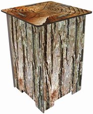 Werkhaus Photohocker Baumrinde