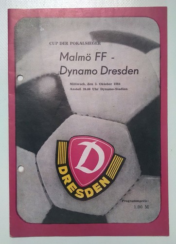 Fußball programmheft malmö - fußball,