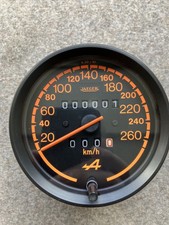 Tacho, Tachometer, compteur de vitesse, Renault ALPINE A310 V6 S, Pack GT