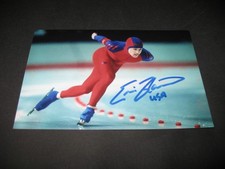 Eric Flaim USA 2.OS 1988 Eisschnelllauf Foto ORIGINAL
