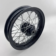 Harley Davidson Touring Softail Dyna XL Speichenfelge Felge 16x3.00 Schwarz