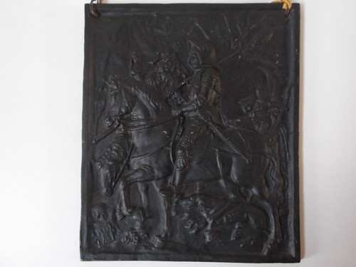 Gusseisen wand bild relief von - wand,
