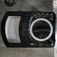 Vintage Analog Multimeter, Wattmeter Hansen HRV-70 CTR Elektronik 