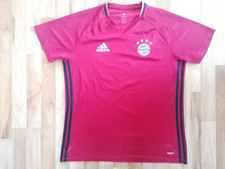 FC Bayern München Adidas Aufwärmshirt, 2016/17, Dunkelrot/Bordeaux, L, gebraucht