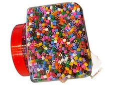 IKEA Bügelperlen Set Kreativ Bastelset Mehrfarbig 2000 Perlen Kinder