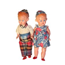 Alte Vintage Puppenhaus Puppen