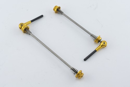 Schnellspanner set gold carbon - schnellspanner-set,
