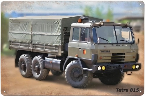 Metal sign tatra 815 - 815,